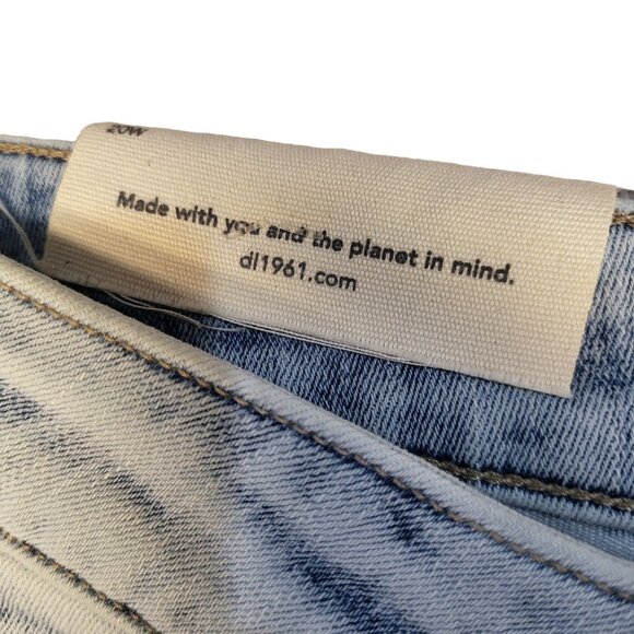 DL 1961 Performance Patti Straight High Rise Vintage Ankle SZ 20W $209 MSRP - Picture 12 of 16